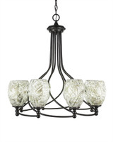 Capri 8 Light Large Chandelier by Toltec 908-26252575 - 908-26252575