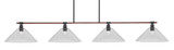 Blacksmith 4 Light Large Island Pendant by Toltec - 1744-2161