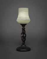Elegante 1 Light Mini Table Lamp 16.5 x 5.5 Inches by Toltec  - 61-55165
