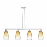 Brookhaven Almond 4 Light Stem Island 48 Inch Wide by Innovations - 716-4I-G480-6