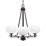 Uptowne 3 Light Medium Chandelier by Toltec 323-AS-202 - 323-AS-202