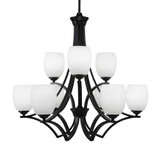 Zilo 9 Light Large Chandelier by Toltec 569-29252775 - 569-29252775