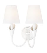 Claudelle 2 Light Wall Sconce 14.5 Inch Tall and 13.75 Inch Wide by Z Lite - 4014-2S
