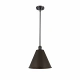Metal Bristol 1 Light Medium Pendant 12.75 Inch Tall by Innovations - 516-1S-MBD-12