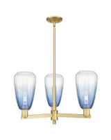 Brookhaven Almond 3 Light Stem Chandelier 17.63 Inch Wide by Innovations - 716-3CR-G480-6_P
