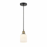 Bridal Veil 1 Light Cord Hung Mini Pendant 9 Inch Tall by Innovations - 616-1P-G559-5-GL