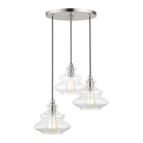 Everett 3 Light Large Pendant by Livex - 52833
