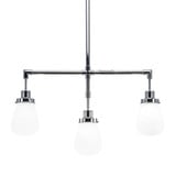 Meridian 3 Light Mini Linear Island Pendant by Toltec - 1243-5-125-2825