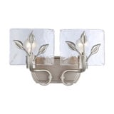 Calla 2 Light Bath Vanity 8.38 Inch Tall and 14.75 Inch Wide by Golden - 3160-BA2