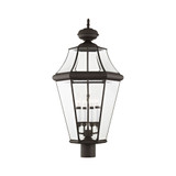 Georgetown 4 Light Outdoor Post Top Lantern 16 x 29 Inches by Livex  - 2368