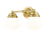 Vaughn 2 Light Vanity Light 9.5 Inch Tall by Z Lite - 735-2V-2