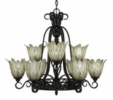 Elegante 9 Light Large Chandelier by Toltec 869-30527 - 869-30527