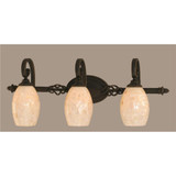Elegante 3 Light Steel Vanity Light by Toltec - 163-825-11-3025
