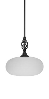 Elegante 1 Light Medium Pendant 13 Inch Wide by Toltec - 80-13-1225
