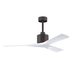 Nan 3 Blade Ceiling Fan 12 Inch Tall and 52 Inch Wide by Matthews Fans - NK-52