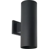 Cylinder 2 Light Modern Outdoor Wall Lantern by Progress - P5675