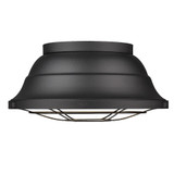 Bartlett 3 Light 16.38 Inch Wide Outdoor Flush Mount by Golden - 7316-OFM
