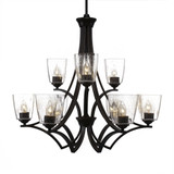 Zilo 9 Light Medium Chandelier by Toltec 569-25252775 - 569-25252775