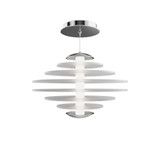 Loopey 28.6W 1 LED Mini Pendant 10.13 Inch Tall and 14 Inch Wide by dweLED - PD420614