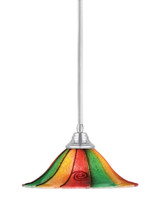 Any 1 Light Mardigras Glass Medium Pendant 14 Inch Wide by Toltec - 26-14-85-