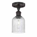 Bridal Veil 1 Light Semi Flush Mount 9.13 Inch Tall by Innovations - 616-1F-G559-5-GL