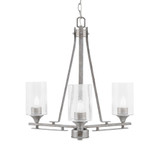 Uptowne 3 Light Small Chandelier by Toltec 323-AS-300 - 323-AS-300