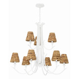 Kokomo 9 Light Chandelier 32.88 Inch Tall and 36 Inch Wide by Craftmade - 58329