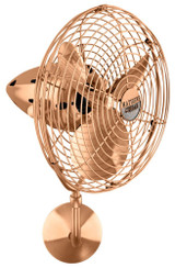 Bruna Parede 3 Blade Wall Fan 21 Inch Tall X 13 Inch Wide by Matthews Fans - BP-MTL