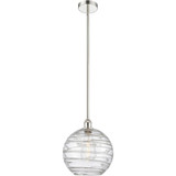 Athens Deco Swirl 1 Light Stem Mini Pendant 12.88 X 12 by Innovations - 616-1S-G1213-12