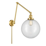 Beacon 1 Light Adjustable Swing Arm Wall Sconce 34X 12 by Innovations - 238-G20-12