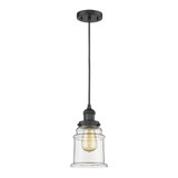Canton 100W 1 LED Cord Hung Mini Pendant 10.25 X 6 Inch Wide by Innovations - 201C-G18-LED