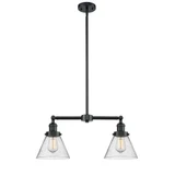 Cone 100W 2 LED Stem Adjustable Island 10 and 21 Inch Wide by Innovations - 209-G4-LED