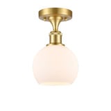 Athens 1 Light Semi Flush Mount 9.13 Inch and 5.88 Inch Wide by Innovations - 516-1C-G12-6