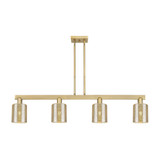 Cobbleskill 4 Light Stem Hung Island 9.88 X 47.75 Inch Wide by Innovations - 716-4I-G11