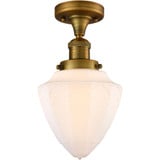 Bullet 100W 1 LED Semi Flush Mount 11 Inch and 7 Inch Wide by Innovations - 517-1CH-G66-7-LED