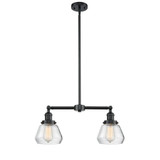 Fulton 2 Light Stem Adjustable Island 10 and 21 Inch Wide by Innovations - 209-G17