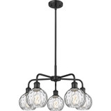 Athens Water Glass 5 Light Chandelier 13.5 Tall and 24 Wide by Innovations - 516-5CR-G1215-6