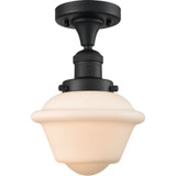 Oxford 100W 1 LED Semi Flush Mount 11 Inch and 7.5 Inch Wide by Innovations - 517-1CH-G53-LED