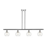 Athens 4 Light Stem Hung Island 8.38 Inch and 48 Inch Wide by Innovations - 516-4I-G12-6