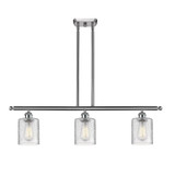 Cobbleskill 100W 3 LED Stem hung Island 9.5 and 36 Inch Wide by Innovations - 516-3I-G11-LED