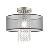 Bella Vista 1 Light 13 Inch Wide Flush Mount by Livex - 41125