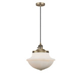 Oxford 100W 1 LED Cord Down Mini Pendant 11.25 X 11.75 Inch by Innovations - 201CSW-G54-LED