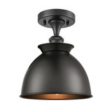 Adirondack 1 Light Semi Flush Mount 9.75 X 8.25 Inch Wide by Innovations - 516-1C-M14