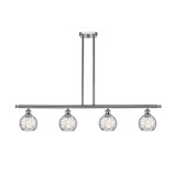 Athens Water Glass 4 Light Stem Hung Island 8.5X48 Inch Wide by Innovations - 516-4I-G1215-6