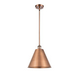 Berkshire Metal 100W 1 LED Pendant 13 Inch and 12 Inch Wide by Innovations - 516-1S-MBC-12-LED