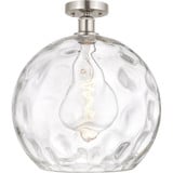 Athens Water Glass 1 Light Semi Flush Mount 17.13 X 13 by Innovations - 616-1F-G1215-14