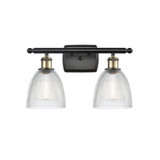 Castile 100W 2 LED Bath Vanity 10 Inch Tall and 16 Inch Wide by Innovations - 516-2W-G38-LED