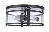 Elliot 3 Light Flush Mount 6.13 Inch Tall and 13 Inch Wide by Craftmade - 55383
