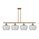 Fenton 100W 4 LED Stem Hung Island 11.25 and 49.25 Inch Wide by Innovations - 516-4I-G9-L-LED