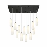 Crown Point 13 Light Cord Hung Pendant 54 Inch Wide by Innovations - 154BK-B-13P-G434-12